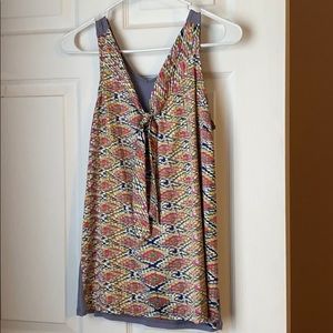 The Limited Sleeveless Multicolored Pattern Top